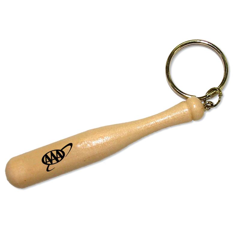 Budweiser Baseball Bat Key Chain Wooden Keychain 